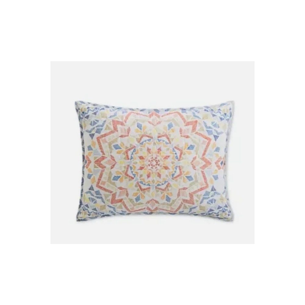 CHARTER CLUB MOJAVE MEDAALION COTTON QUILTED‎ SHAM STANDARD